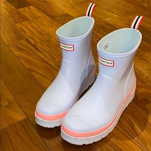 HUNTER Play Speckled Platform Waterproof Rain Boot